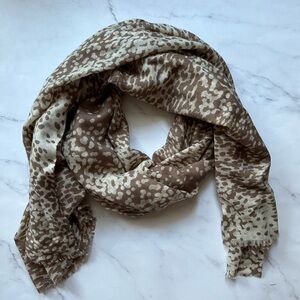 NWT Nordstrom OS Tan Combo Scarf